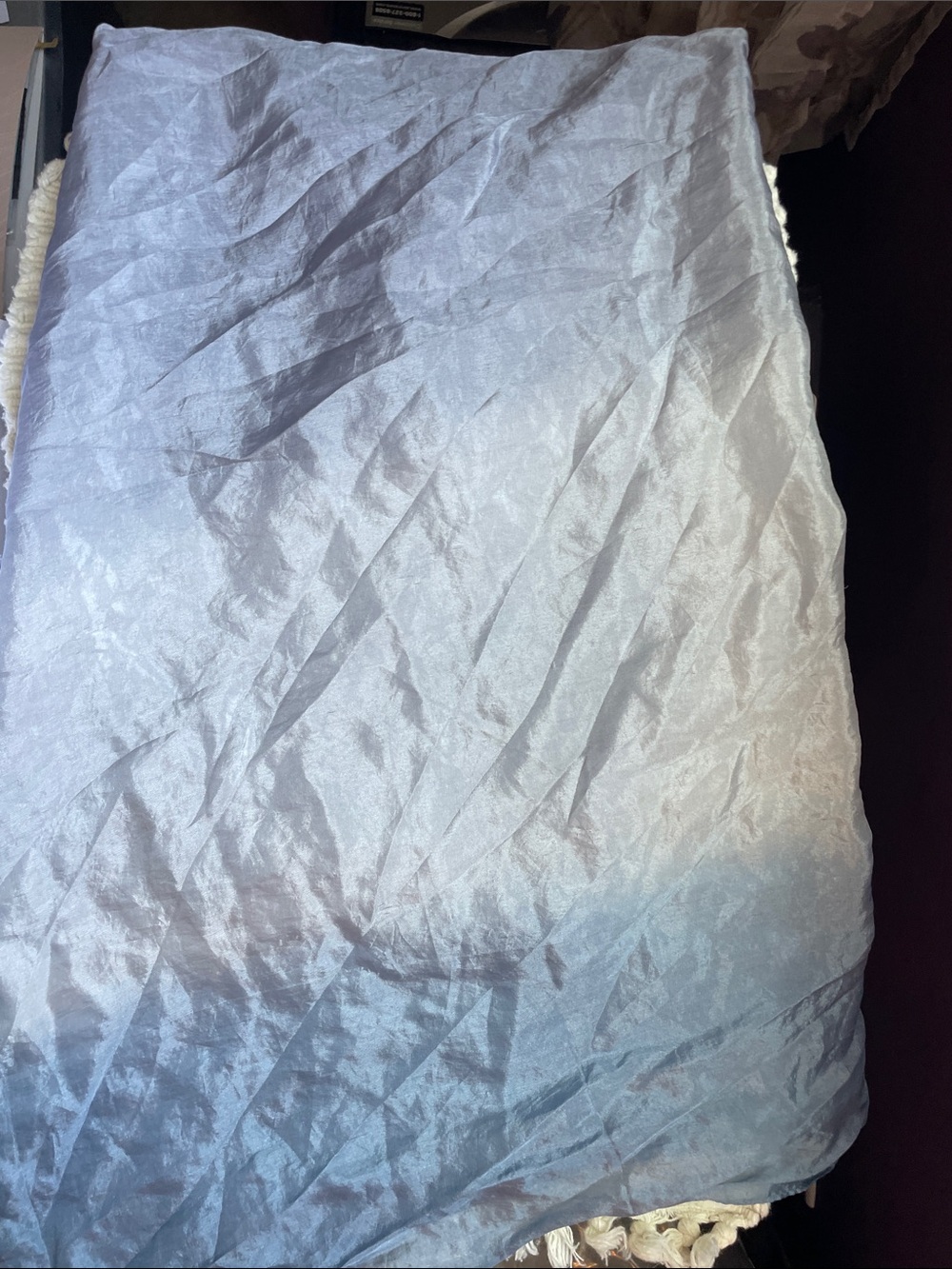 VTG HAND-DYED SILK SCARF - Picture 2 of 7